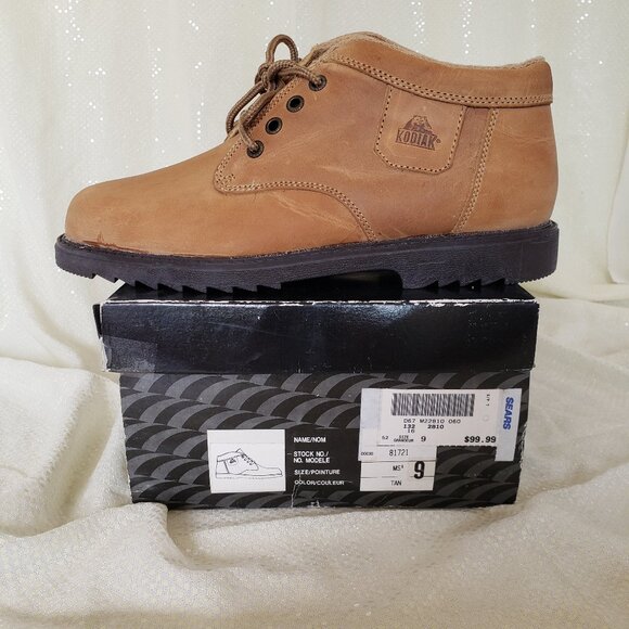 Men's KODIAK Leather Comfortzone shoes. Hiker or Work - Picture 1 of 10